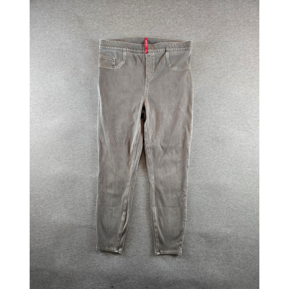 SPANX The‎ Perfect Fit Ponte Kick Flare Leg Cropped Gray Pull on Pant XL